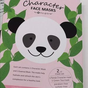💕 1 Face Mask Panda 1 Face Mask green tea set